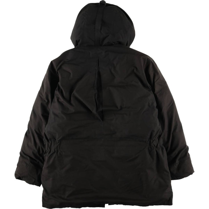 Eddie Bauer Goose Down Parka, Men's Size M polyester black type Vintage Second Hand