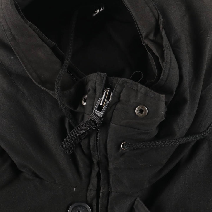 Eddie Bauer Goose Down Parka, Men's Size M polyester black type Vintage Second Hand