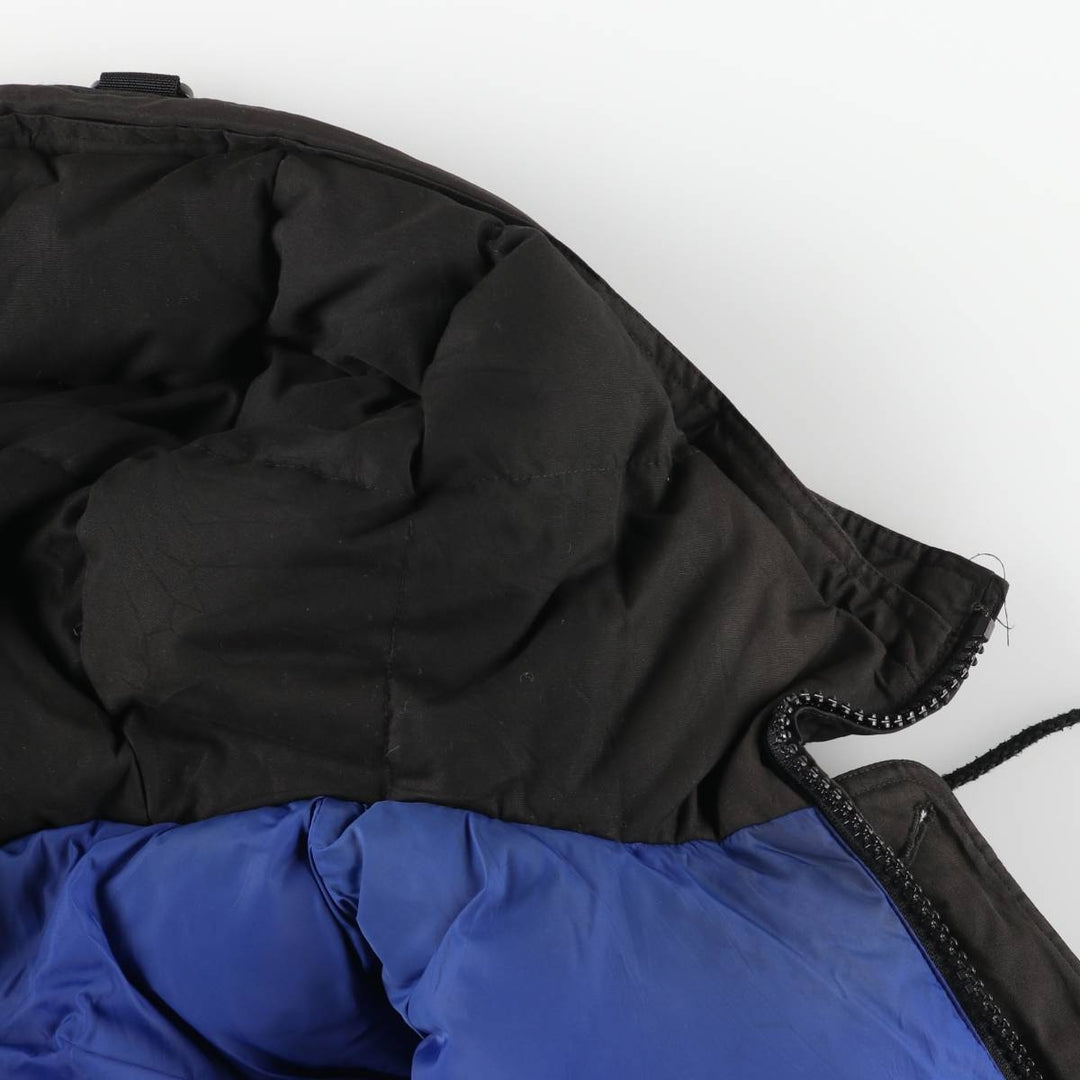 Eddie Bauer Goose Down Parka, Men's Size M polyester black type Vintage Second Hand
