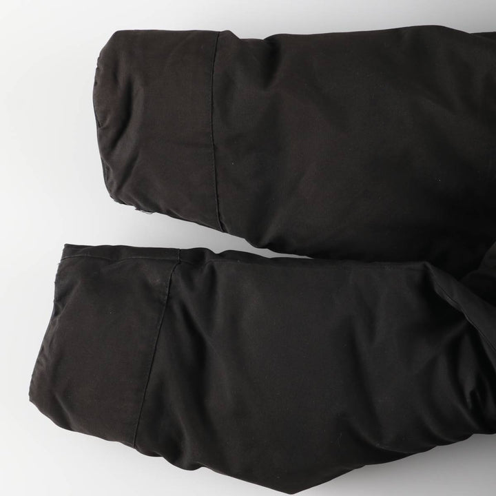 Eddie Bauer Goose Down Parka, Men's Size M polyester black type Vintage Second Hand