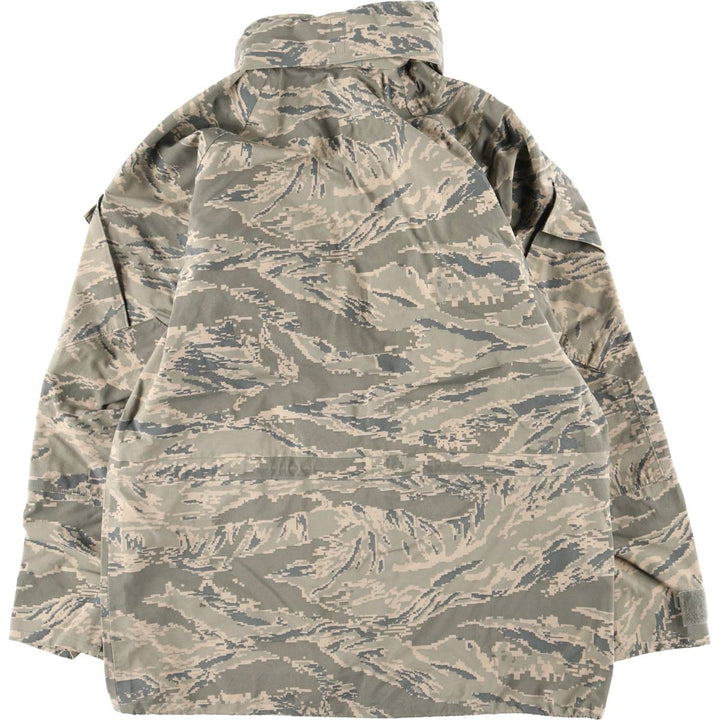 Authentic 2000'S US military camouflage pattern ABU Digital Tiger Camo military Gore-Tex parka, made in the USA, small regular size, equivalent to men's size S. Nylon Beige type Vintage Second Hand