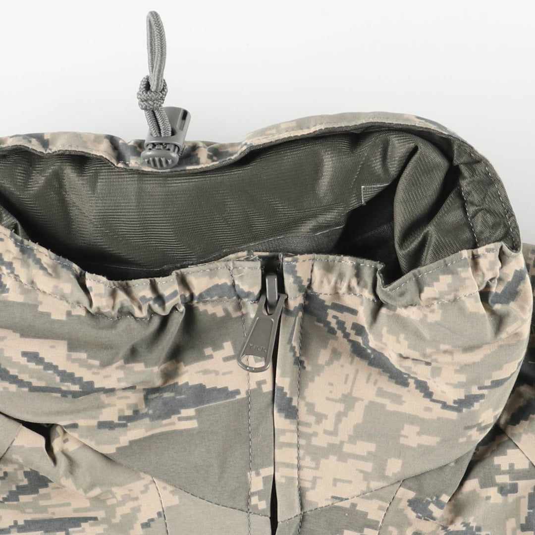 Authentic 2000'S US military camouflage pattern ABU Digital Tiger Camo military Gore-Tex parka, made in the USA, small regular size, equivalent to men's size S. Nylon Beige type Vintage Second Hand