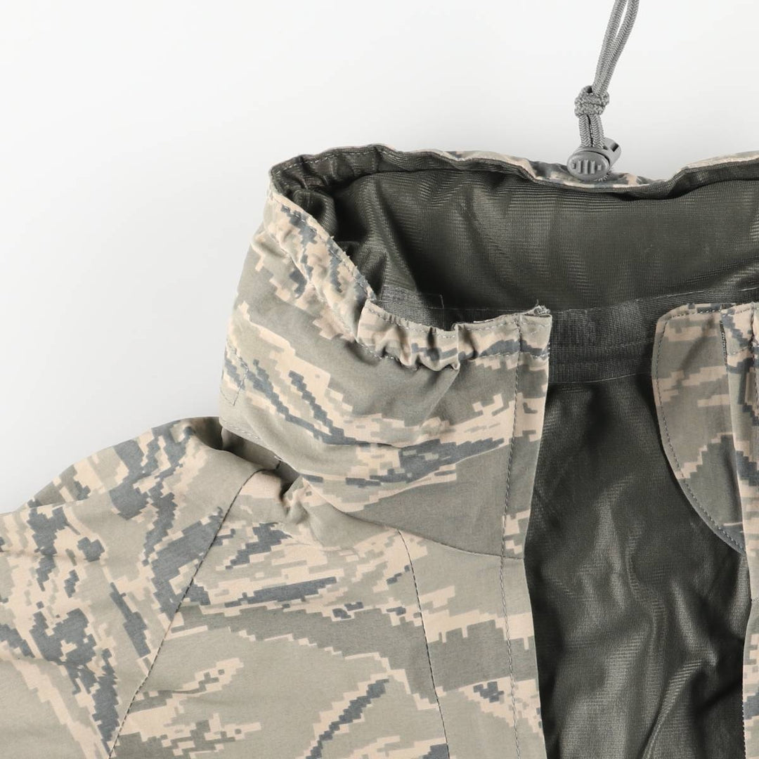 Authentic 2000'S US military camouflage pattern ABU Digital Tiger Camo military Gore-Tex parka, made in the USA, small regular size, equivalent to men's size S. Nylon Beige type Vintage Second Hand
