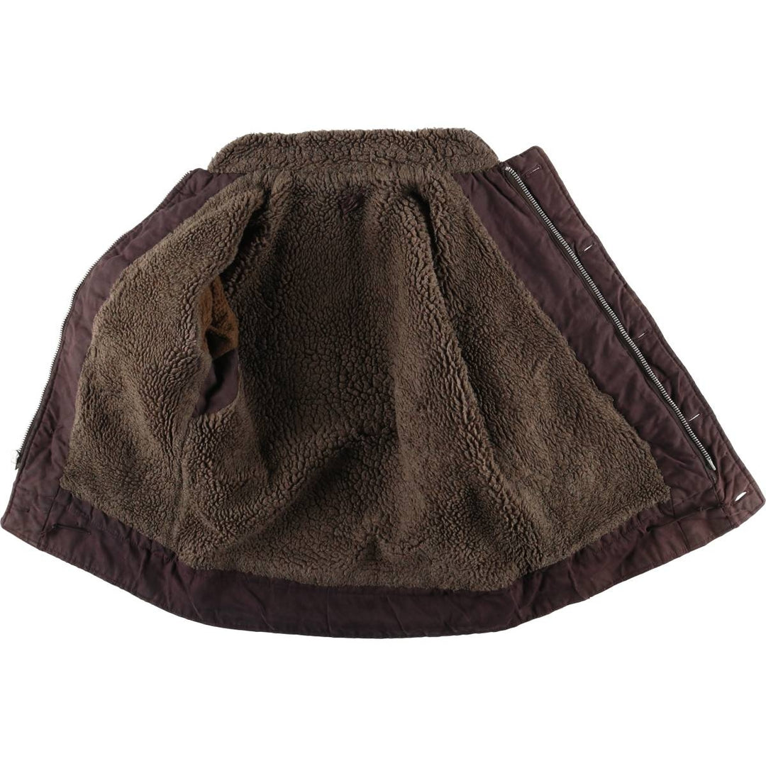 Vintage 1980'S N-1 style military deck jacket, size L, men's unclear Purple type red-purple Vintage Second Hand