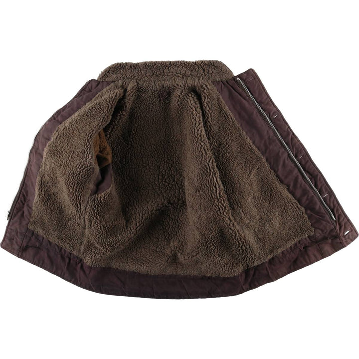 Vintage 1980'S N-1 style military deck jacket, size L, men's unclear Purple type red-purple Vintage Second Hand