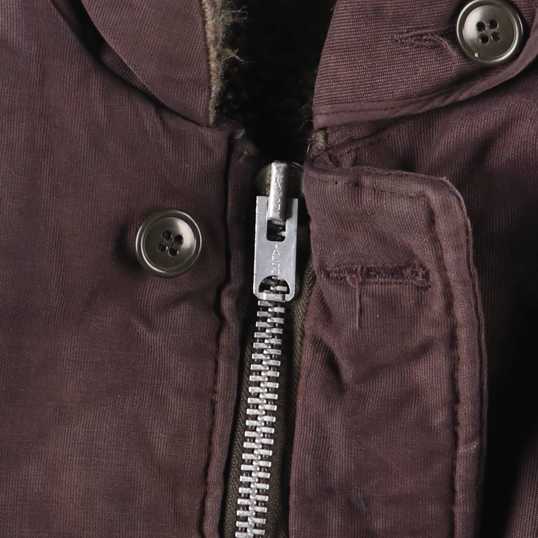 Vintage 1980'S N-1 style military deck jacket, size L, men's unclear Purple type red-purple Vintage Second Hand