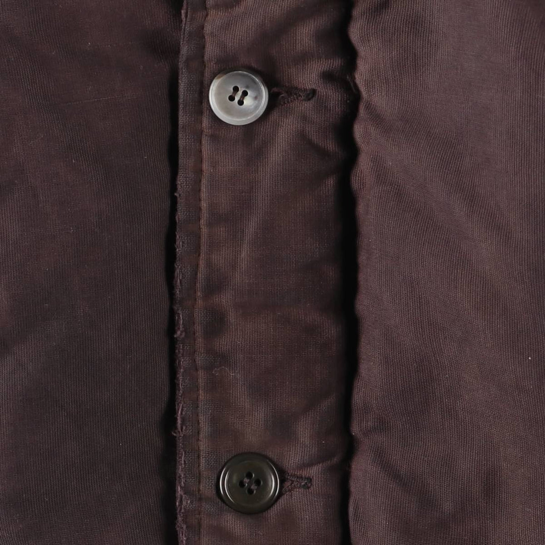 Vintage 1980'S N-1 style military deck jacket, size L, men's unclear Purple type red-purple Vintage Second Hand