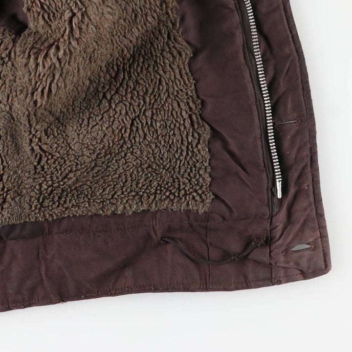 Vintage 1980'S N-1 style military deck jacket, size L, men's unclear Purple type red-purple Vintage Second Hand