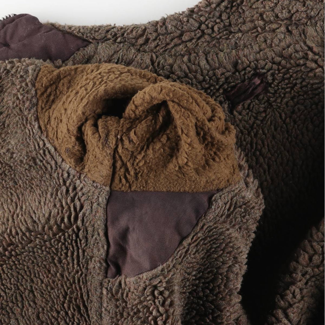 Vintage 1980'S N-1 style military deck jacket, size L, men's unclear Purple type red-purple Vintage Second Hand