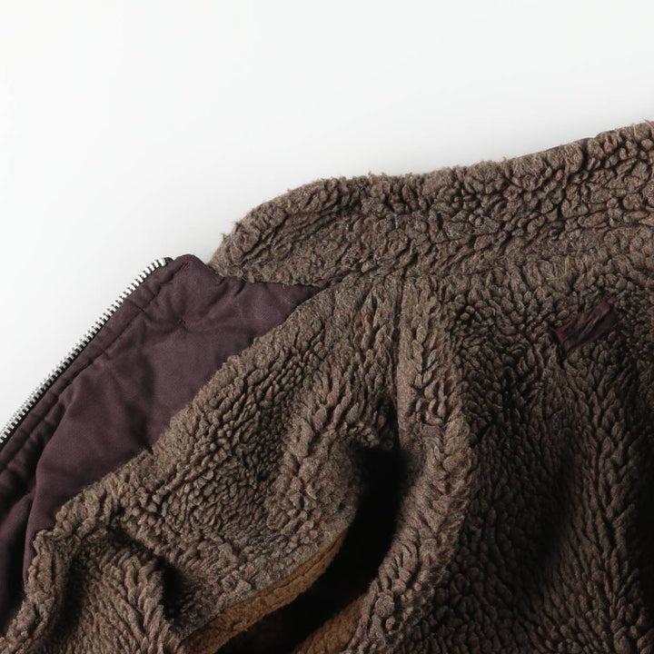 Vintage 1980'S N-1 style military deck jacket, size L, men's unclear Purple type red-purple Vintage Second Hand