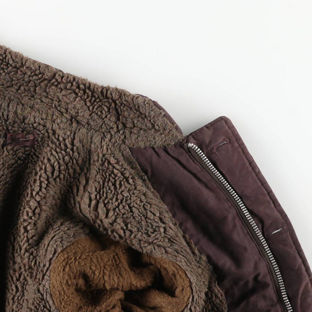 Vintage 1980'S N-1 style military deck jacket, size L, men's unclear Purple type red-purple Vintage Second Hand