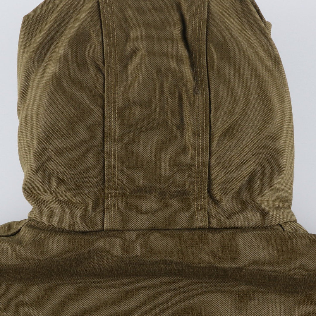 2000'S Carhartt Active Jacket, Padded Hooded Work Jacket, Men's XXL Nylon brown type Vintage Second Hand