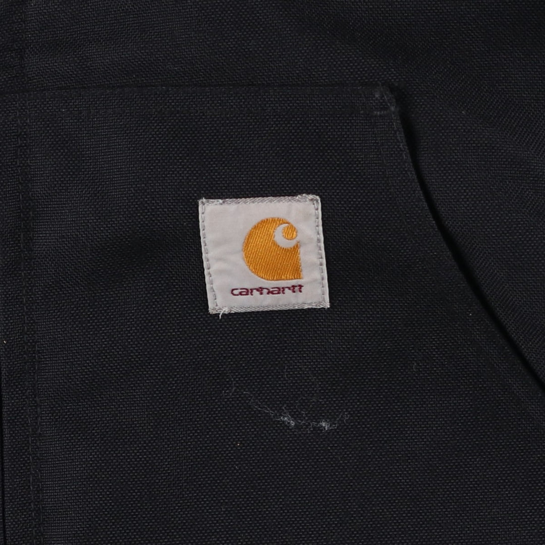 Carhartt Active Jacket, Hooded, Padded Work Jacket, Men's Size L Nylon black type Vintage Second Hand