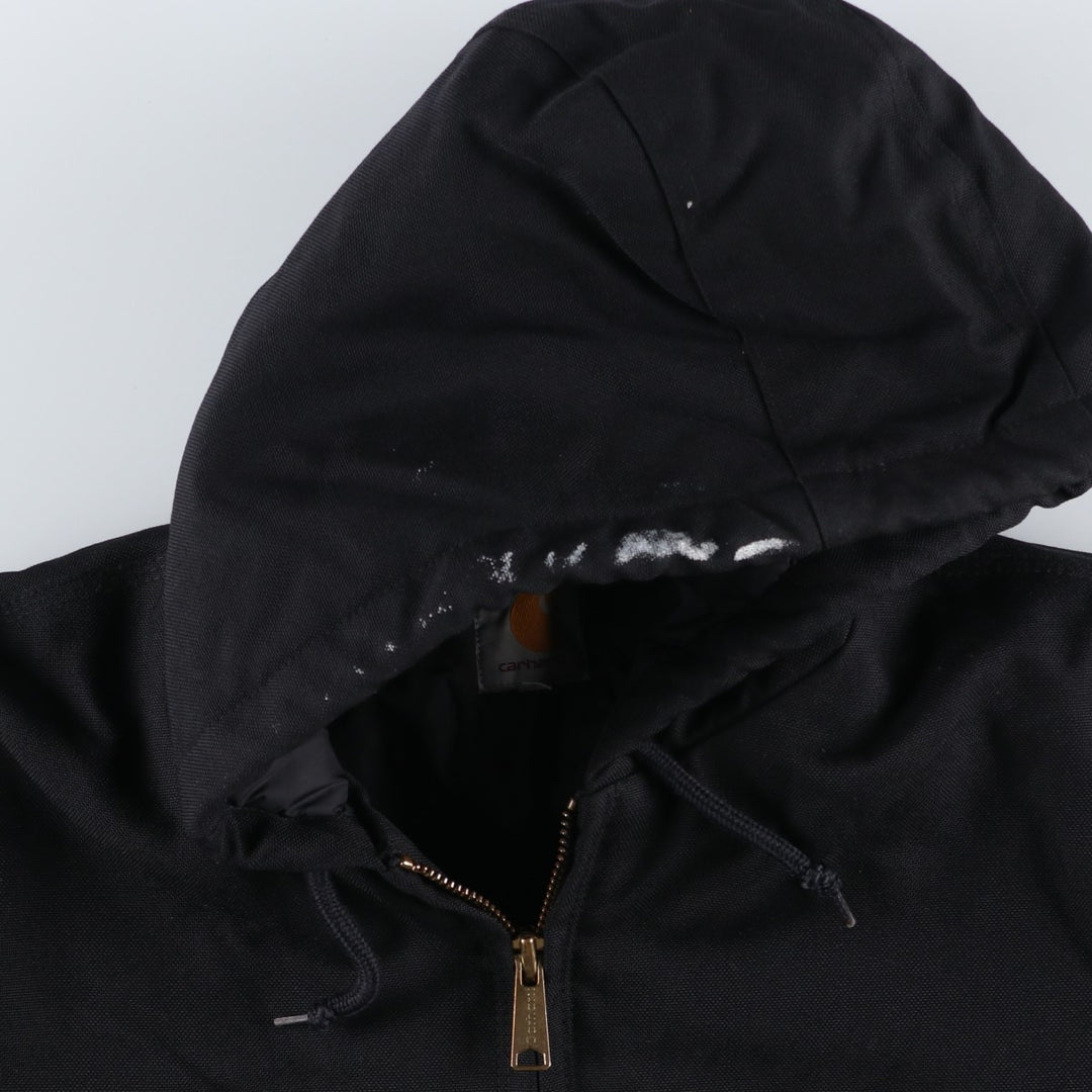 Carhartt Active Jacket, Hooded, Padded Work Jacket, Men's Size L Nylon black type Vintage Second Hand