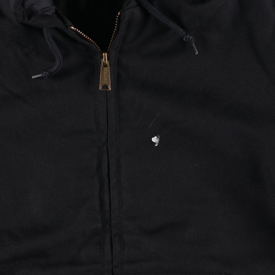Carhartt Active Jacket, Hooded, Padded Work Jacket, Men's Size L Nylon black type Vintage Second Hand