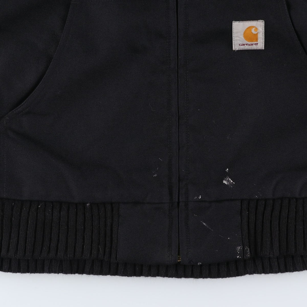 Carhartt Active Jacket, Hooded, Padded Work Jacket, Men's Size L Nylon black type Vintage Second Hand