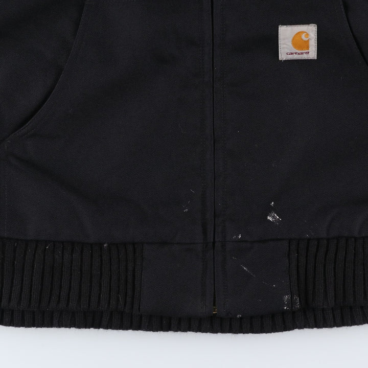 Carhartt Active Jacket, Hooded, Padded Work Jacket, Men's Size L Nylon black type Vintage Second Hand