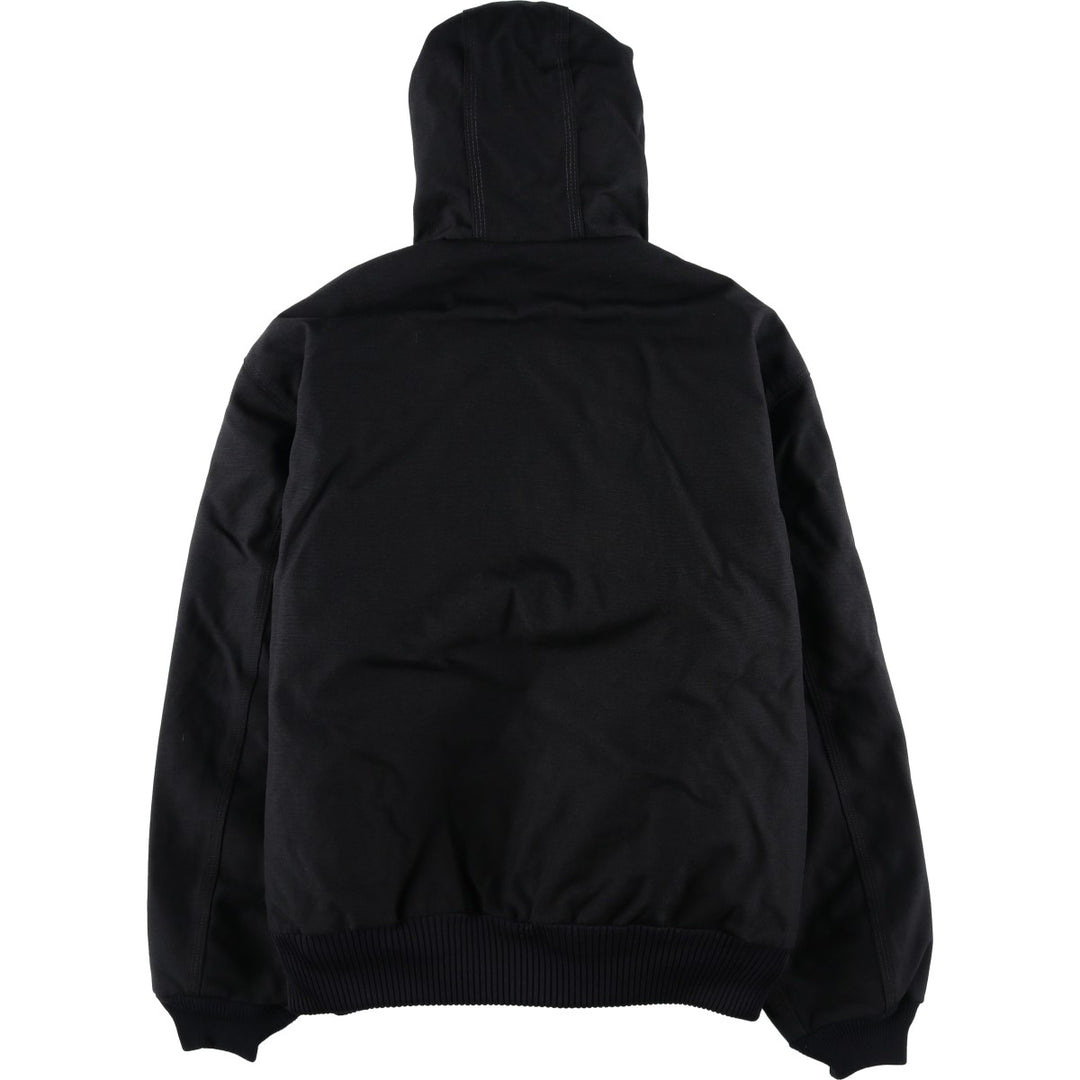 Carhartt Active Jacket, Padded Hooded Work Jacket, Men's Size L Nylon black type Vintage Second Hand