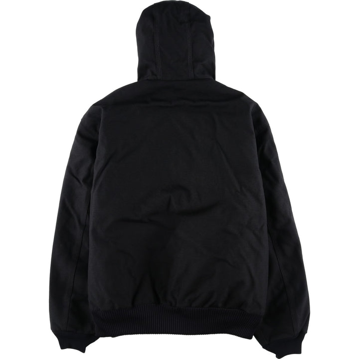 Carhartt Active Jacket, Padded Hooded Work Jacket, Men's Size L Nylon black type Vintage Second Hand