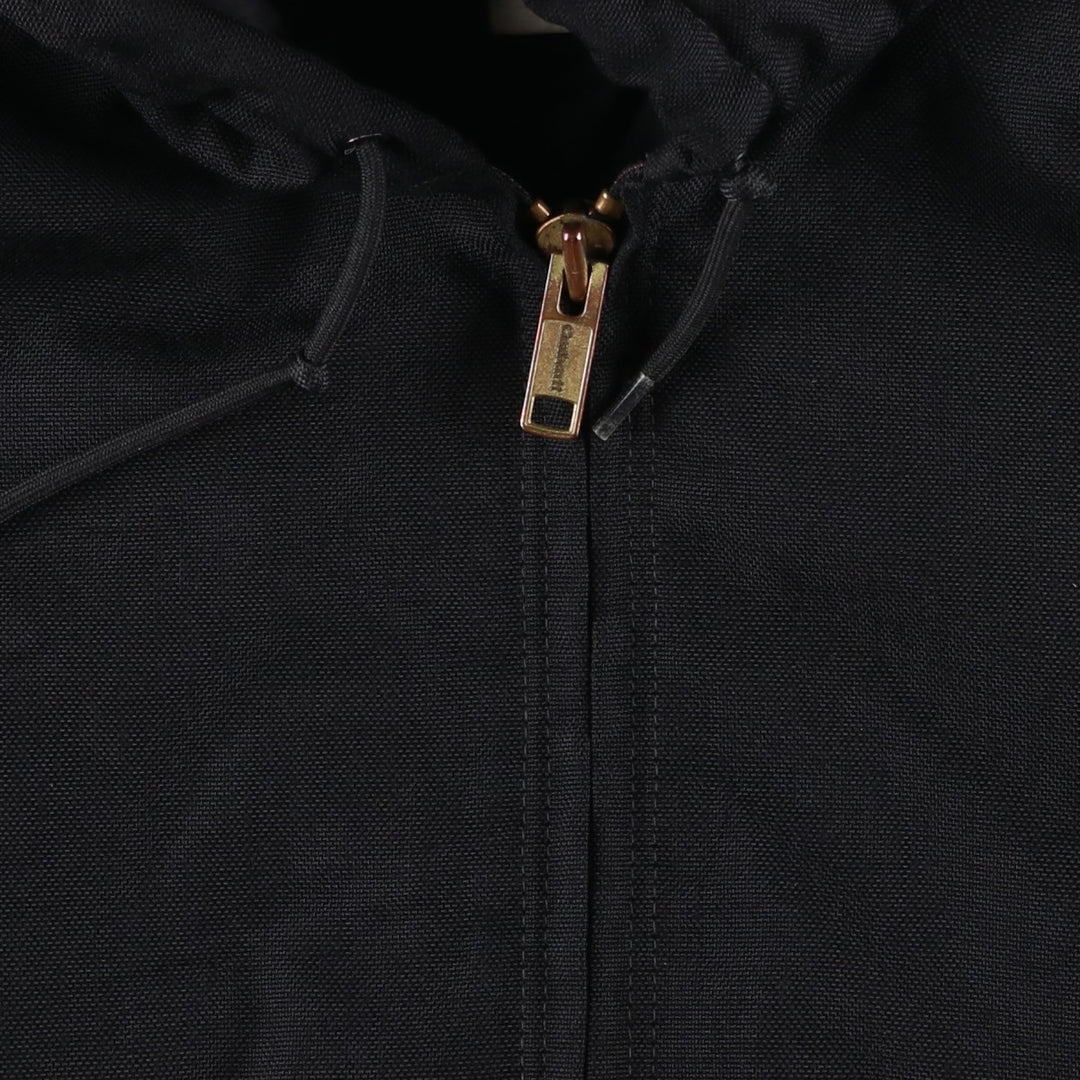 Carhartt Active Jacket, Padded Hooded Work Jacket, Men's Size L Nylon black type Vintage Second Hand