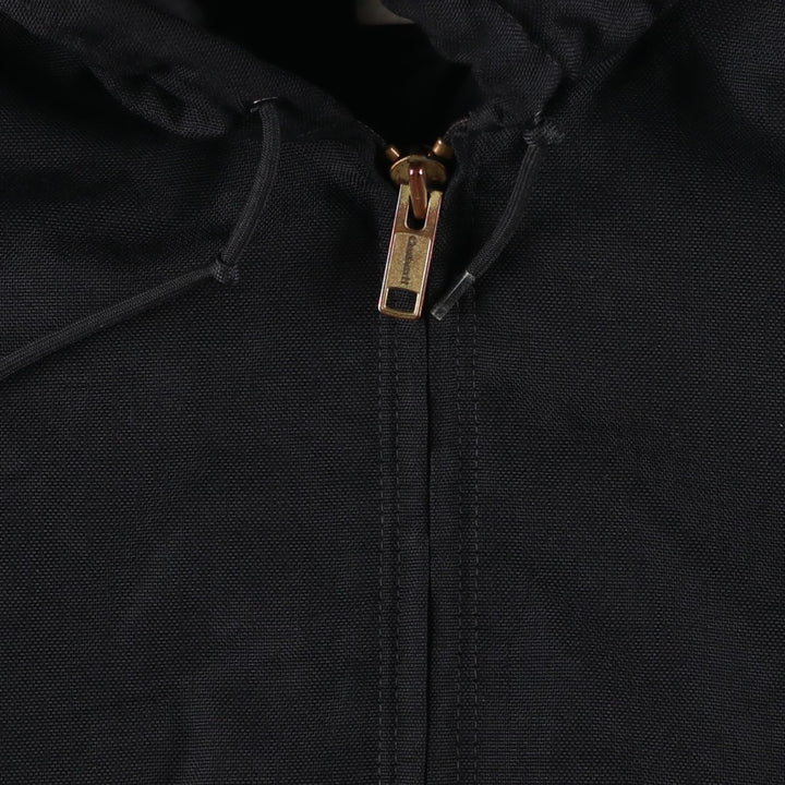 Carhartt Active Jacket, Padded Hooded Work Jacket, Men's Size L Nylon black type Vintage Second Hand