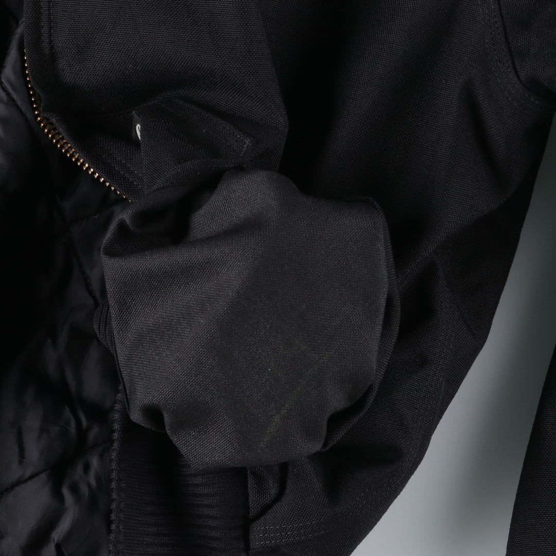 Carhartt Active Jacket, Padded Hooded Work Jacket, Men's Size L Nylon black type Vintage Second Hand
