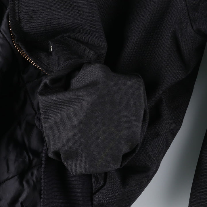 Carhartt Active Jacket, Padded Hooded Work Jacket, Men's Size L Nylon black type Vintage Second Hand