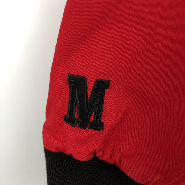 Marlboro reversible cotton blouson, men's size M cotton black type Vintage Second Hand