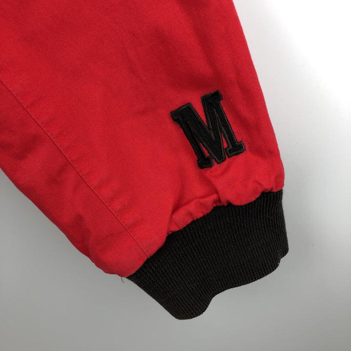 Marlboro reversible cotton blouson, men's size M cotton black type Vintage Second Hand