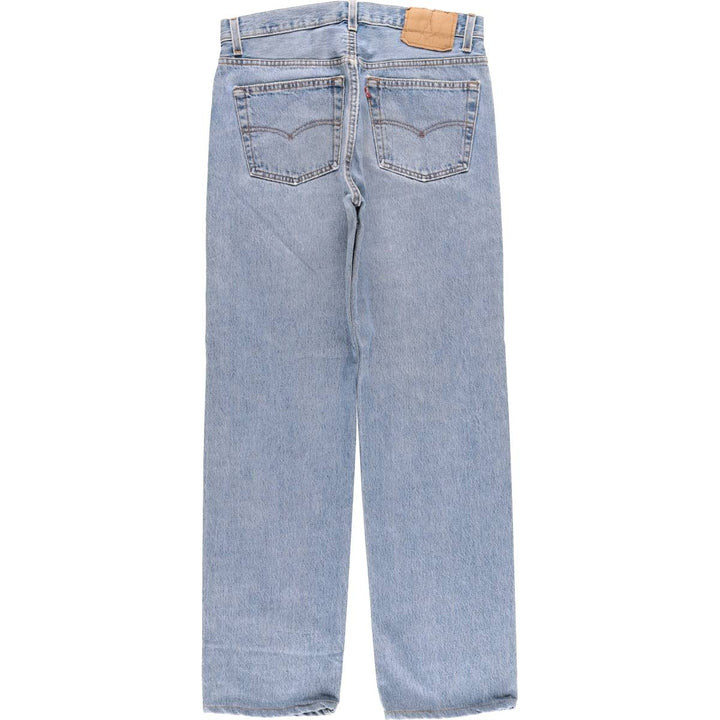 Levi's 501 straight denim pants for men, equivalent to w31 unclear blue type Vintage Second Hand