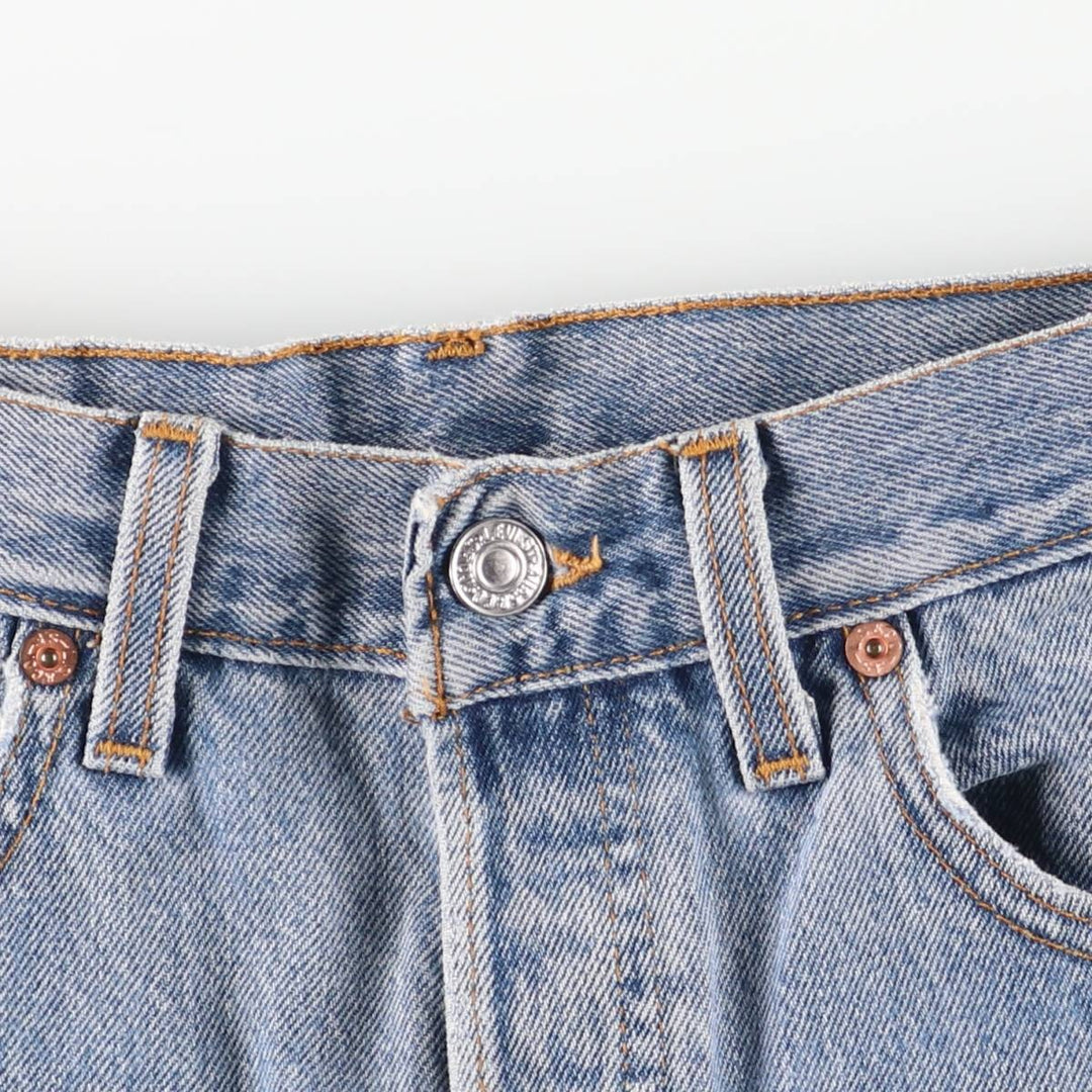 Levi's 501 straight denim pants for men, equivalent to w31 unclear blue type Vintage Second Hand