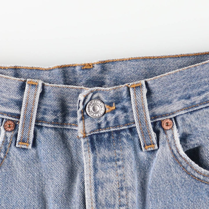 Levi's 501 straight denim pants for men, equivalent to w31 unclear blue type Vintage Second Hand