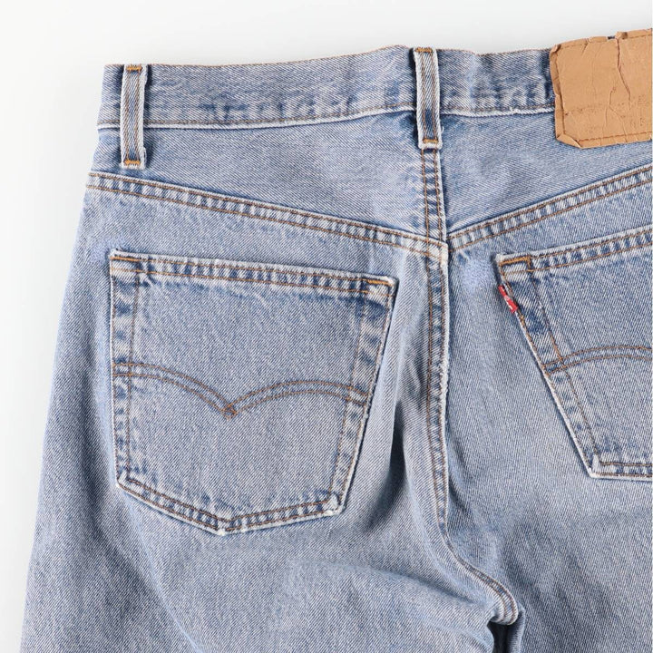 Levi's 501 straight denim pants for men, equivalent to w31 unclear blue type Vintage Second Hand