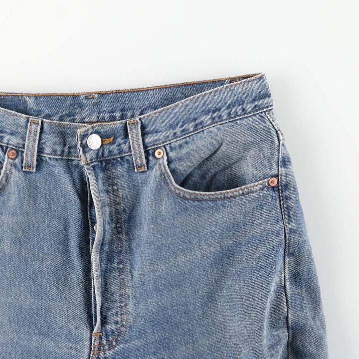 90'S Levi's 501-0191 Straight Denim Pants Made in USA Men's W30 Vintage cotton blue type Vintage Second Hand