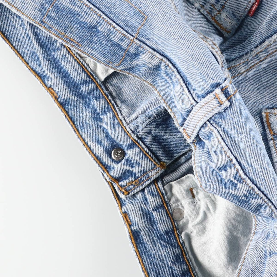 90'S Levi's 501-5914 Straight-leg Denim Pants, Made in the USA, Men's, Size W30, Vintage cotton blue type Vintage Second Hand