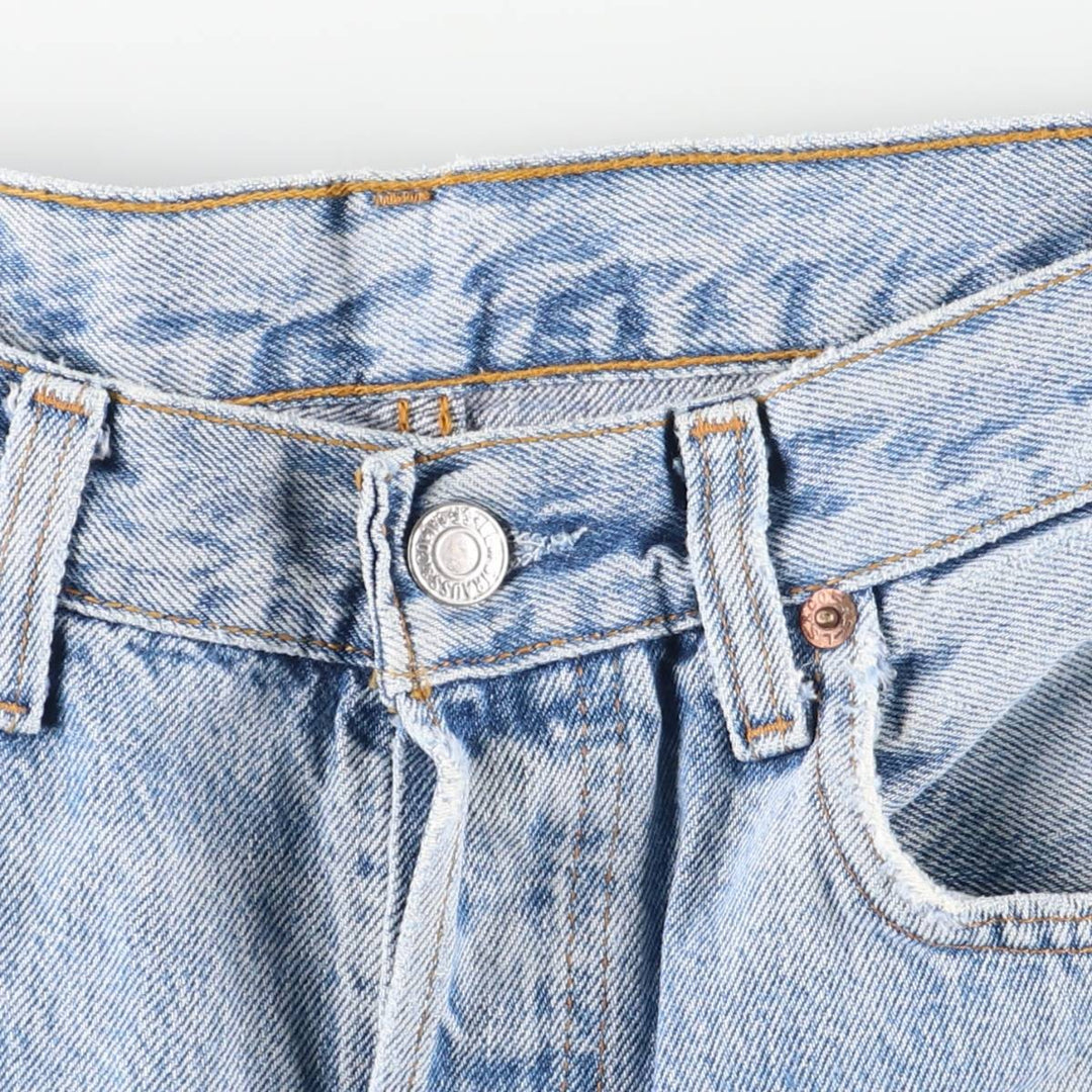 90'S Levi's 501-5914 Straight-leg Denim Pants, Made in the USA, Men's, Size W30, Vintage cotton blue type Vintage Second Hand