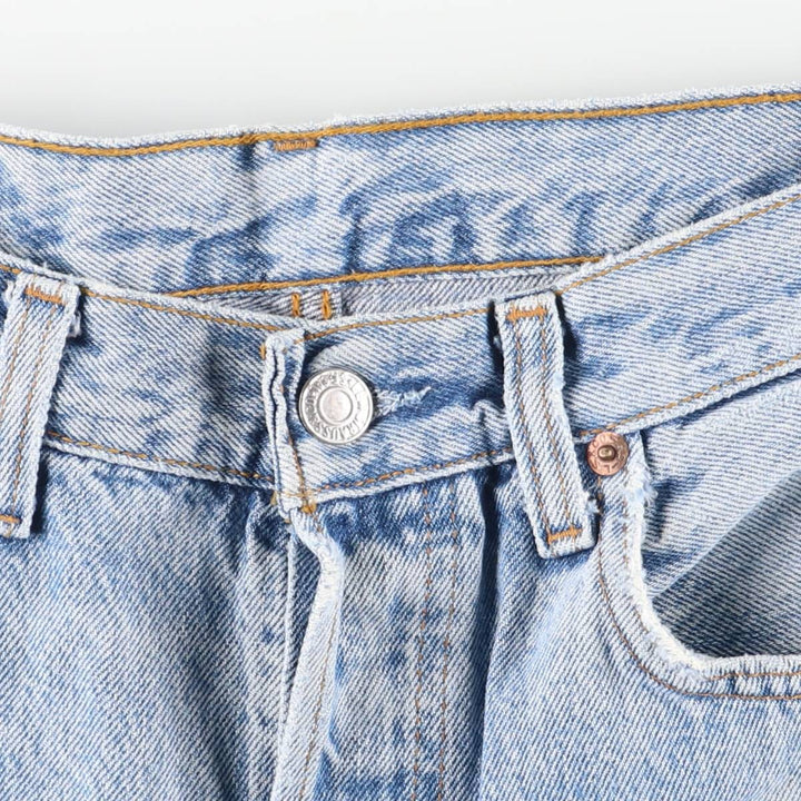 90'S Levi's 501-5914 Straight-leg Denim Pants, Made in the USA, Men's, Size W30, Vintage cotton blue type Vintage Second Hand