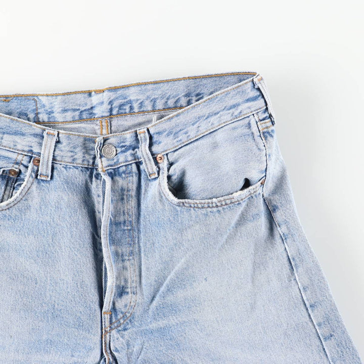 90'S Levi's 501-5914 Straight-leg Denim Pants, Made in the USA, Men's, Size W30, Vintage cotton blue type Vintage Second Hand