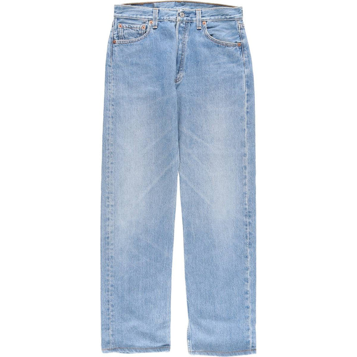 90'S Levi's 501-0114 Straight Denim Pants, Made in USA, Men's, Size W30, Vintage cotton blue type Vintage Second Hand