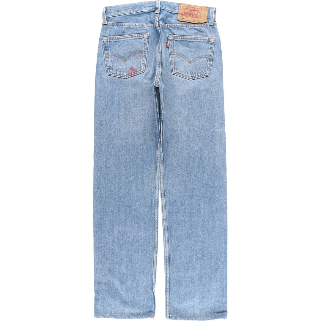 90'S Levi's 501-0114 Straight Denim Pants, Made in USA, Men's, Size W30, Vintage cotton blue type Vintage Second Hand