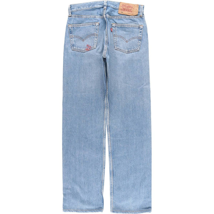 90'S Levi's 501-0114 Straight Denim Pants, Made in USA, Men's, Size W30, Vintage cotton blue type Vintage Second Hand