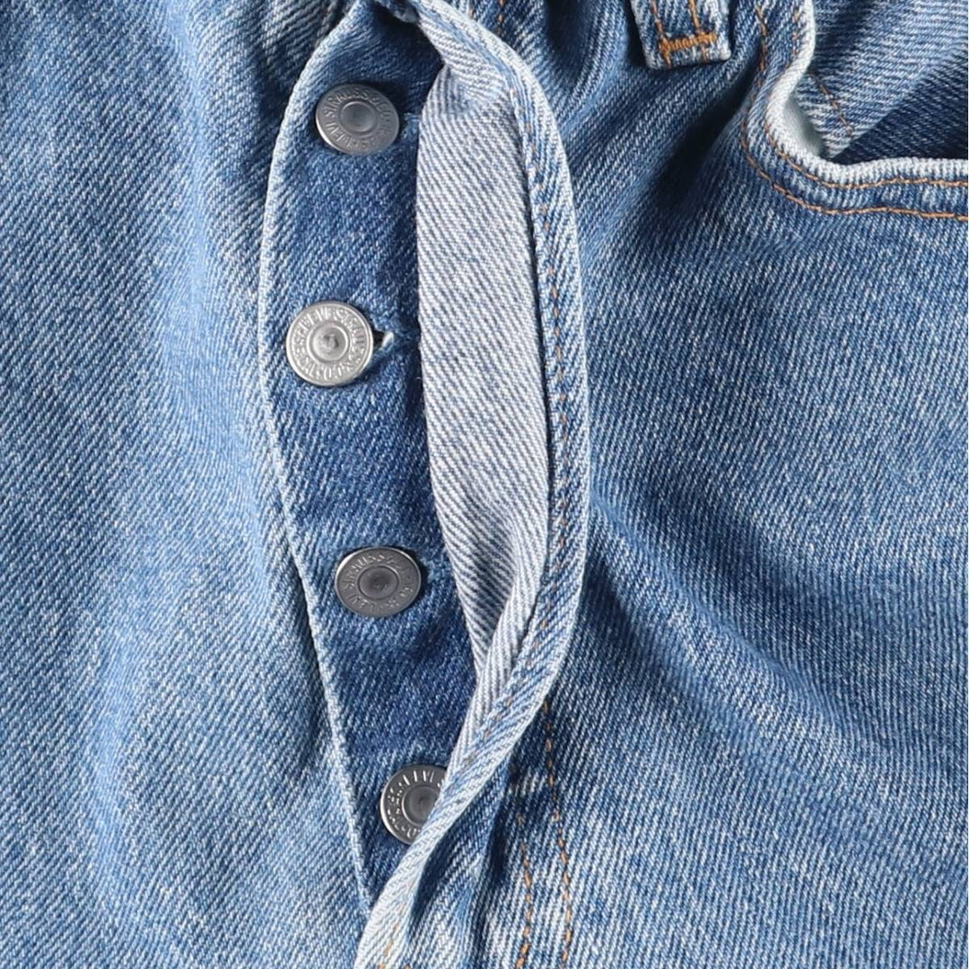90'S Levi's 501-0114 Straight Denim Pants, Made in USA, Men's, Size W30, Vintage cotton blue type Vintage Second Hand