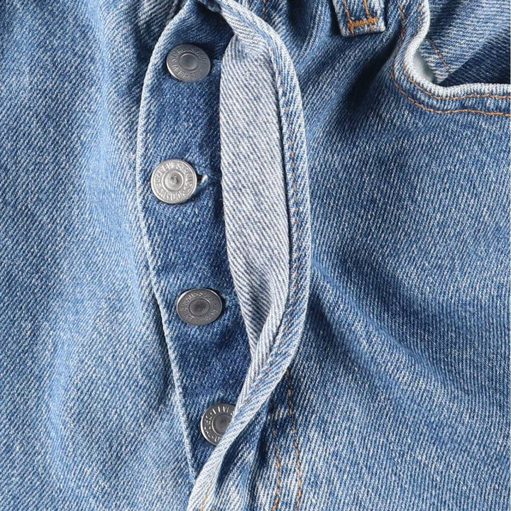 90'S Levi's 501-0114 Straight Denim Pants, Made in USA, Men's, Size W30, Vintage cotton blue type Vintage Second Hand