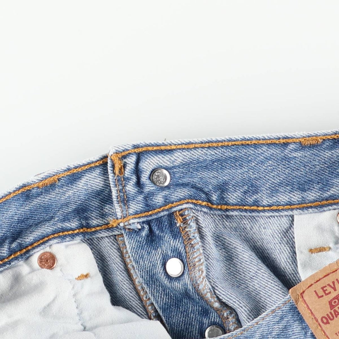 90'S Levi's 501-0114 Straight Denim Pants, Made in USA, Men's, Size W30, Vintage cotton blue type Vintage Second Hand
