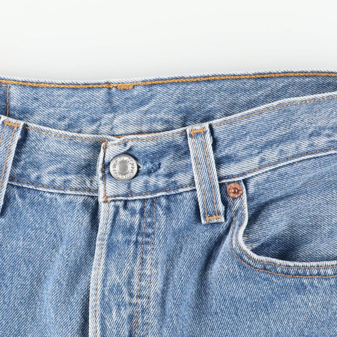 90'S Levi's 501-0114 Straight Denim Pants, Made in USA, Men's, Size W30, Vintage cotton blue type Vintage Second Hand