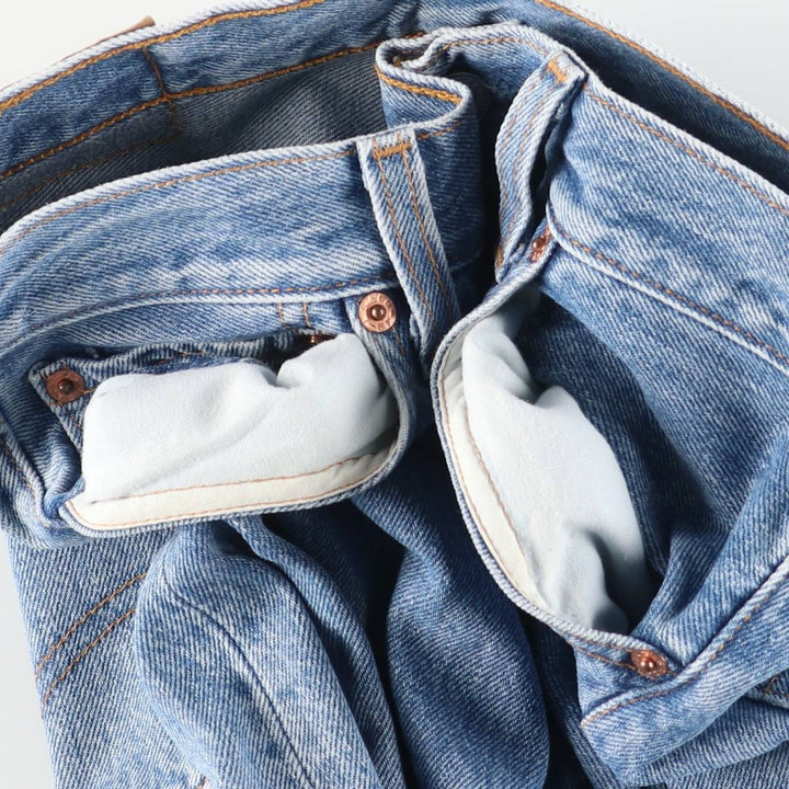90'S Levi's 501-0114 Straight Denim Pants, Made in USA, Men's, Size W30, Vintage cotton blue type Vintage Second Hand