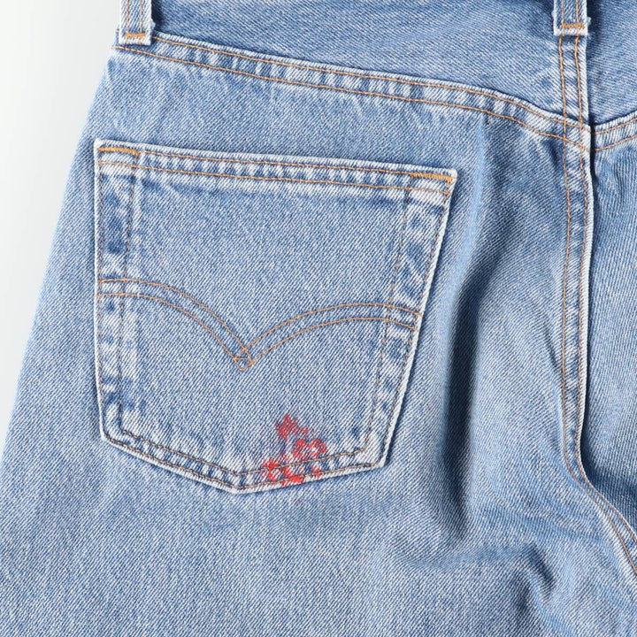 90'S Levi's 501-0114 Straight Denim Pants, Made in USA, Men's, Size W30, Vintage cotton blue type Vintage Second Hand