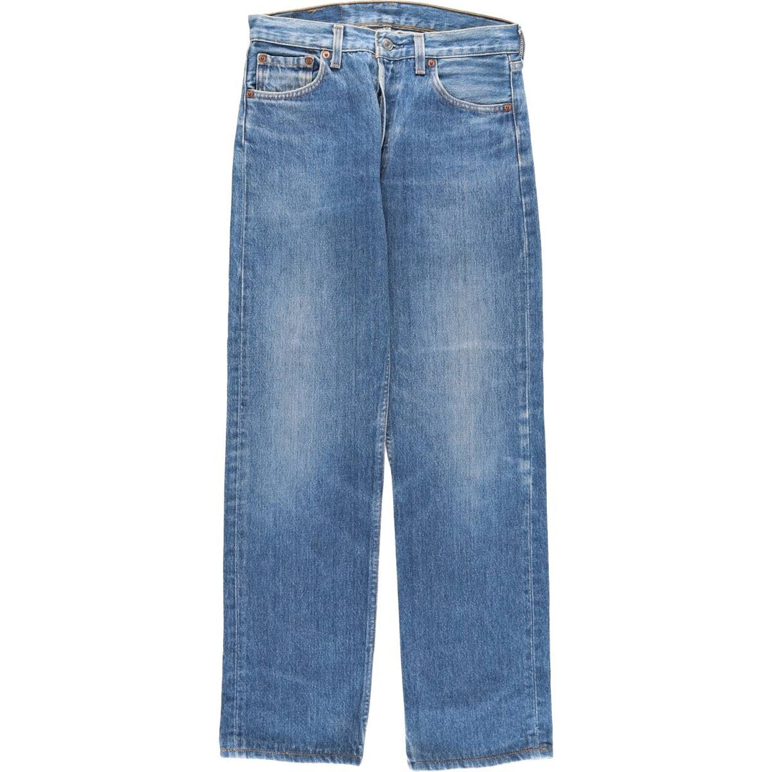 90'S Levi's 501-0000 Straight Denim Pants Made in USA Women's L (w28) Vintage cotton blue type Vintage Second Hand
