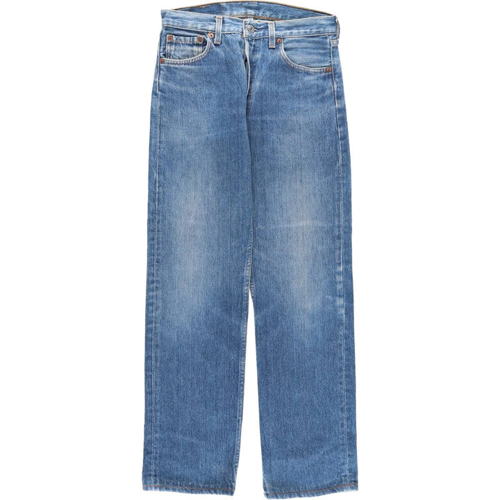 90'S Levi's 501-0000 Straight Denim Pants Made in USA Women's L (w28) Vintage cotton blue type Vintage Second Hand