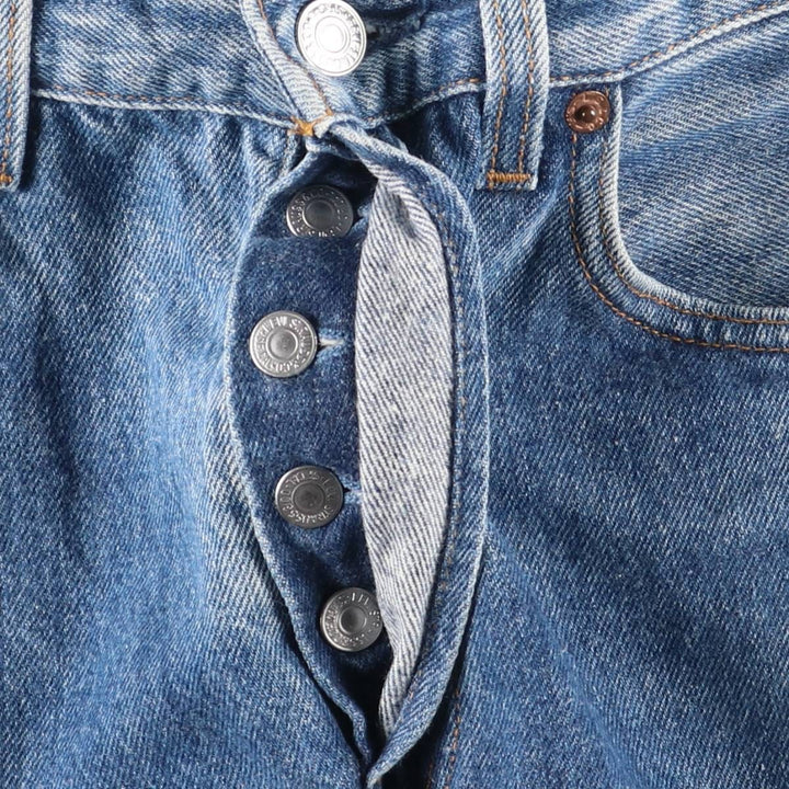 90'S Levi's 501-0000 Straight Denim Pants Made in USA Women's L (w28) Vintage cotton blue type Vintage Second Hand